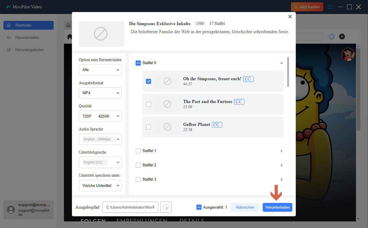 Download Disney Plus Movies via MovPilot