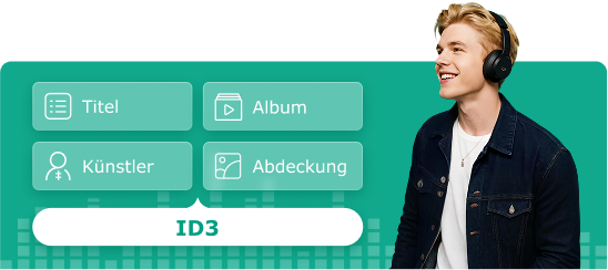 Verwaltung mit originalen ID3-Tags