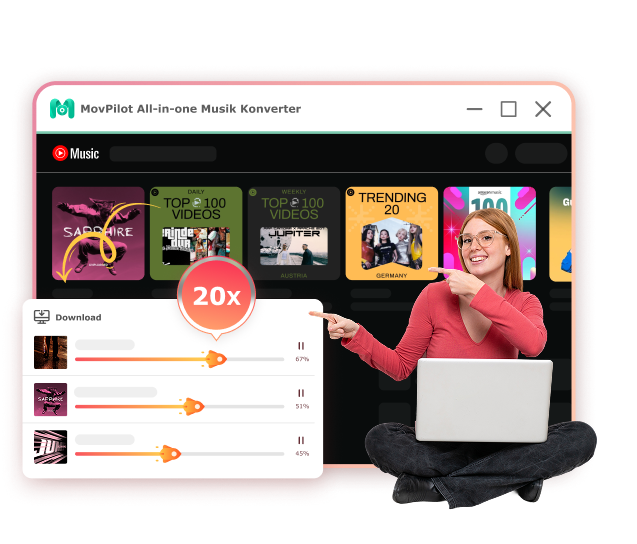 20-fache Download Geschwindigkeit