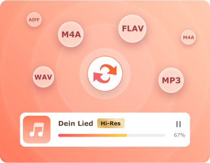 Breite Auswahl an Audioformaten