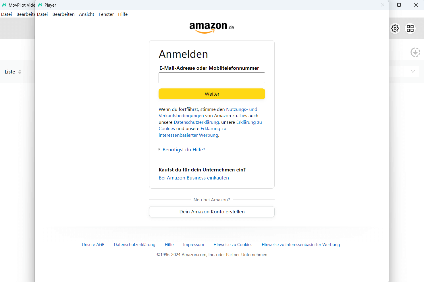 Bei Amazon Prime anmelden