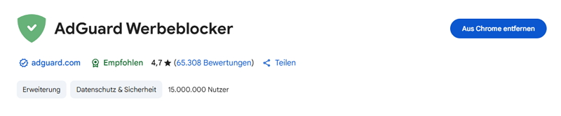 AdGuard Werbeblocker