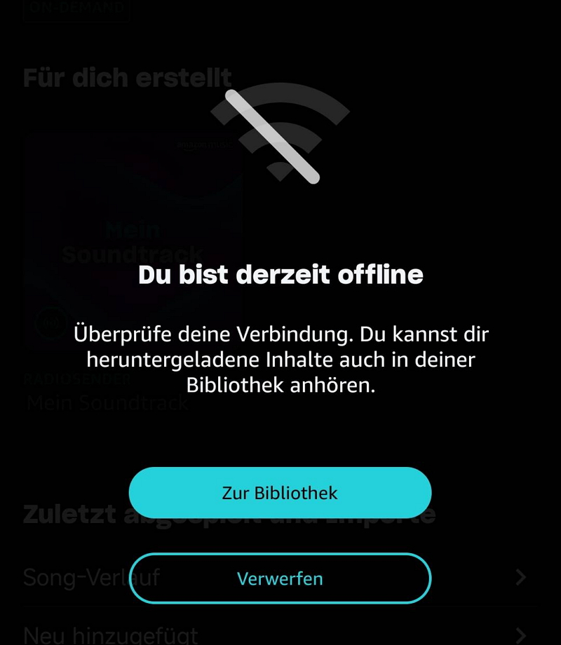 Du bist derzeit offline