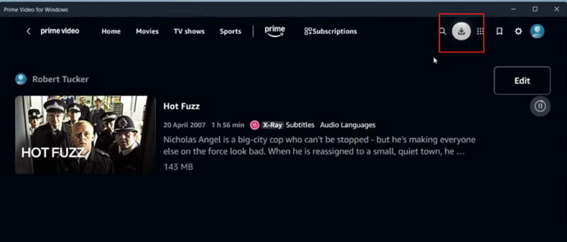 Prime Video offline auf Computer schauen - schritt 4