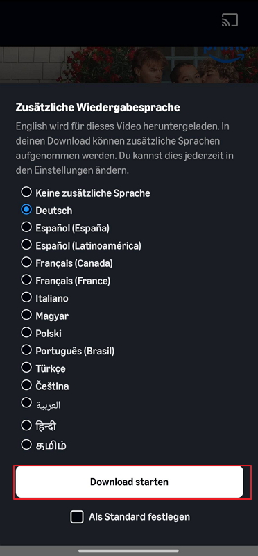 Prime Video offline auf Smartphone schauen - schritt 5