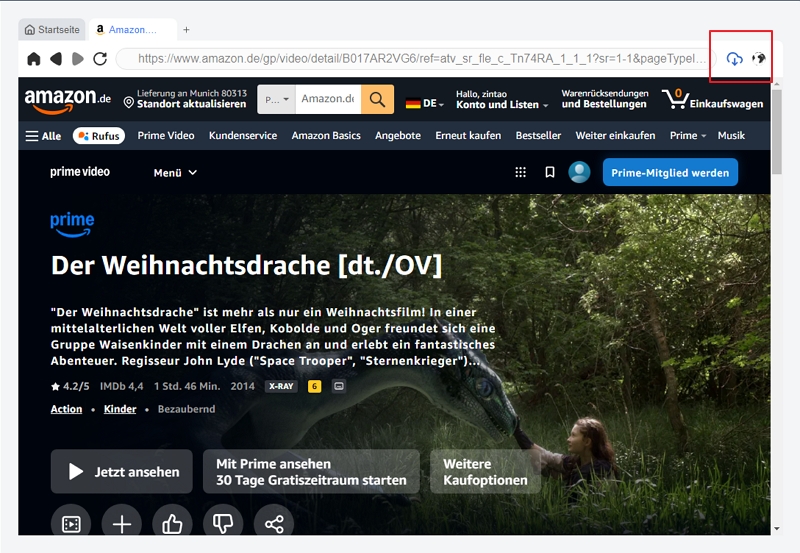 Amazon Weihnachtsfilme ohne Werbung anschauen - schritt 3