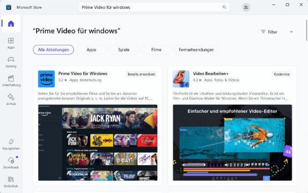 Amazon Prime Video auf PC downloaden mit 3 Methoden [2025]