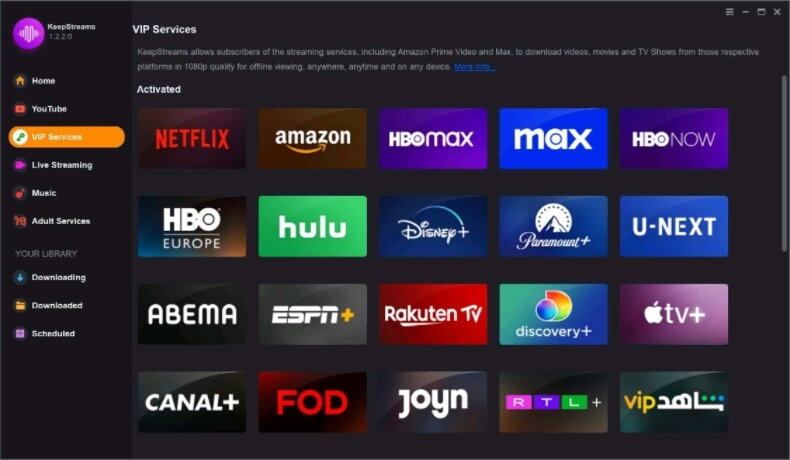 Breite Plattformunterstützung KeepStreams