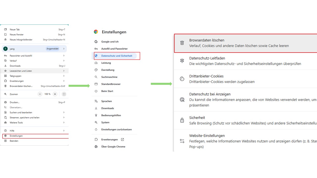 Browser aktualisieren