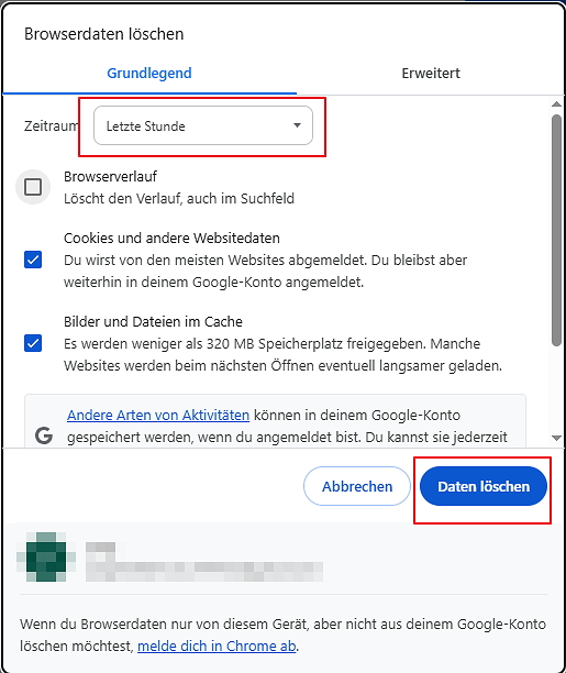 Browser auf PC wechseln oder aktualisieren - Schritt 3