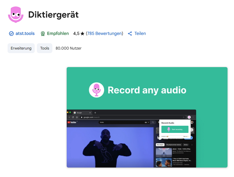 Amazon music converter für Google Chrome
