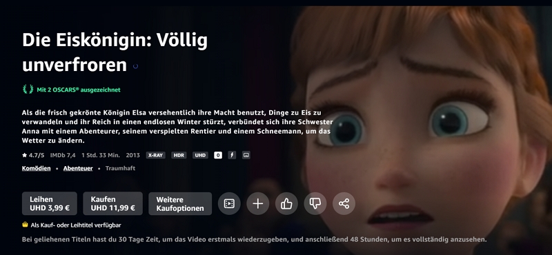 Die Eiskönigin - völlig unverfroren