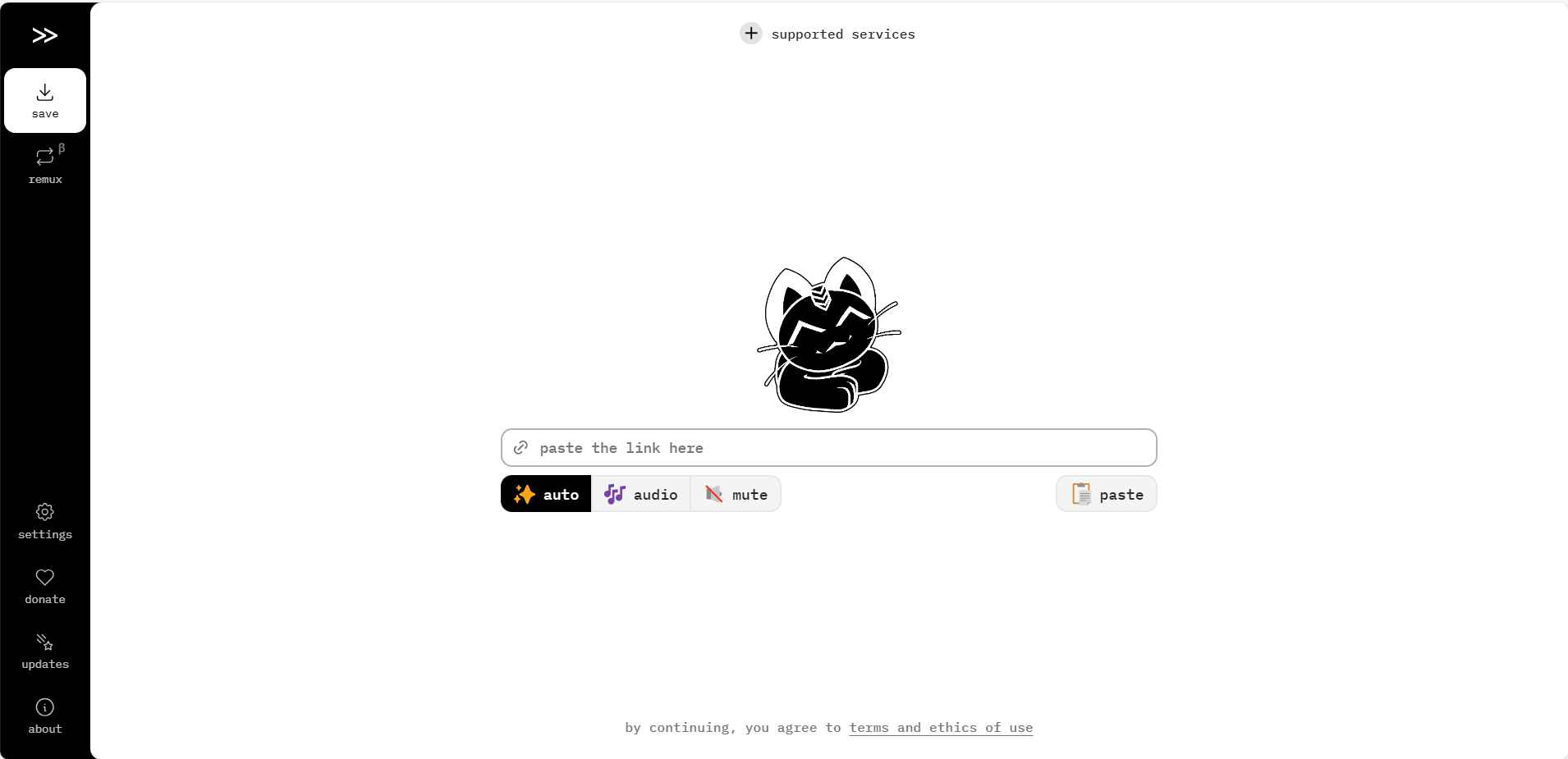 Die Website öffnen