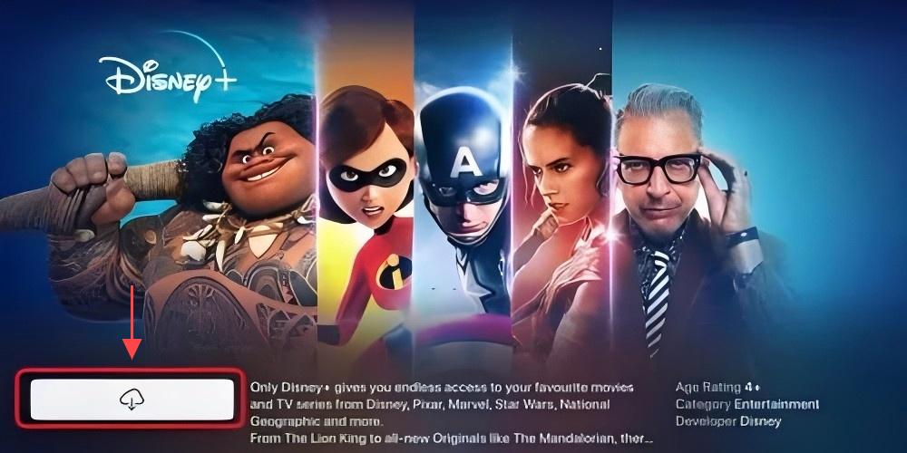 Disney Plus-App auf Apple TV installieren