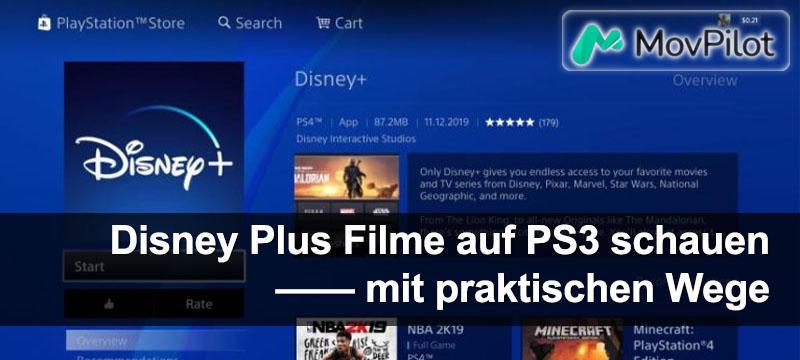 Disney Plus auf PS3 ansehen