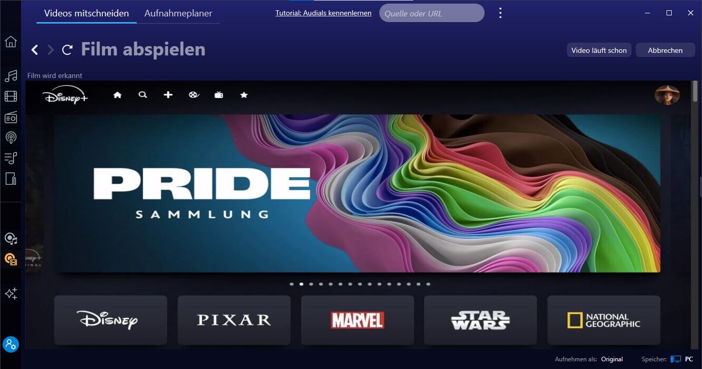 Disney Plus Filme suchen und abspielen