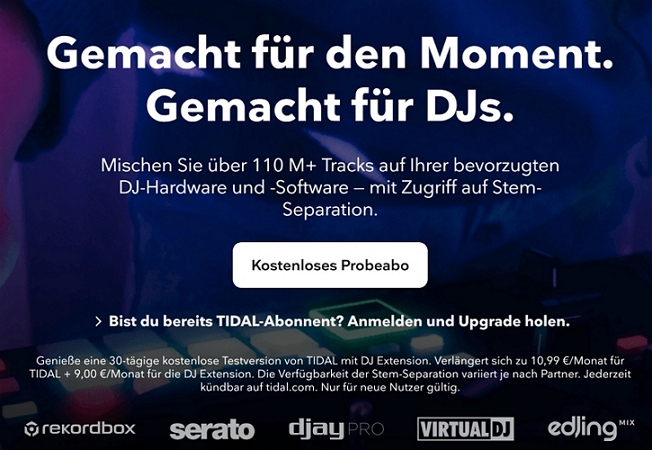 Tidal Exklusive Inhalte