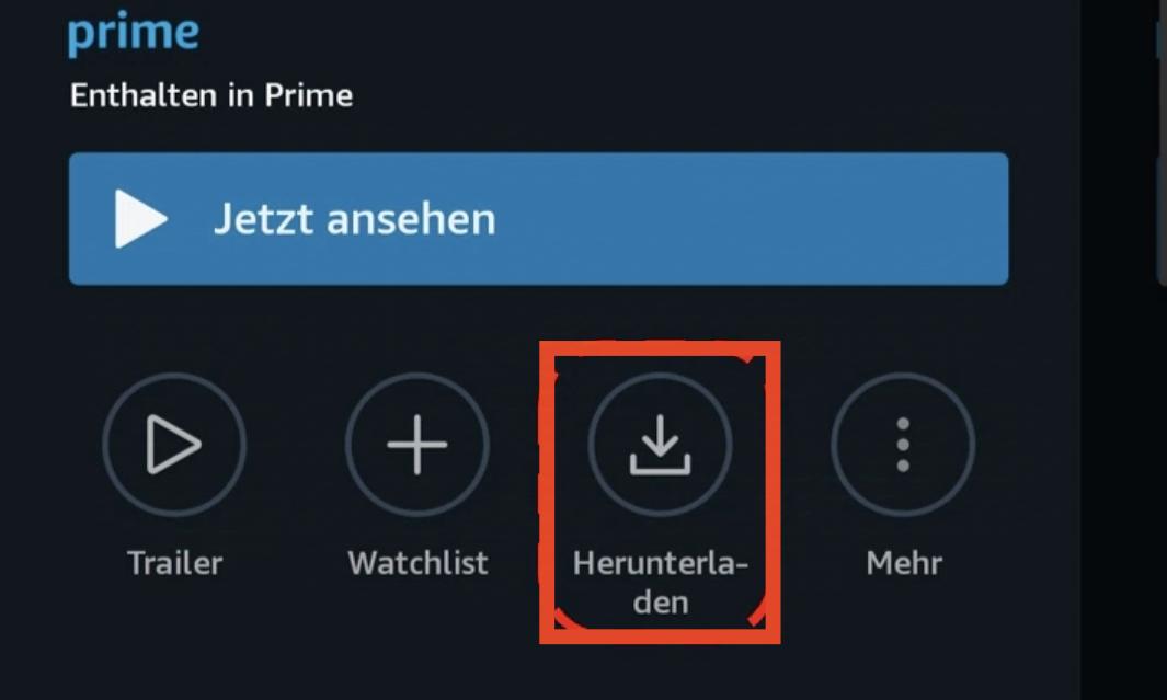 Download klicken in Prime