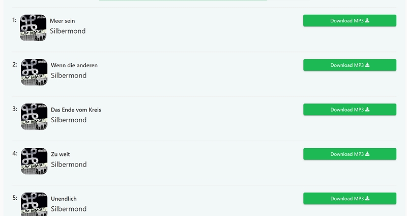 SpotiDown online downloader - schritt 4