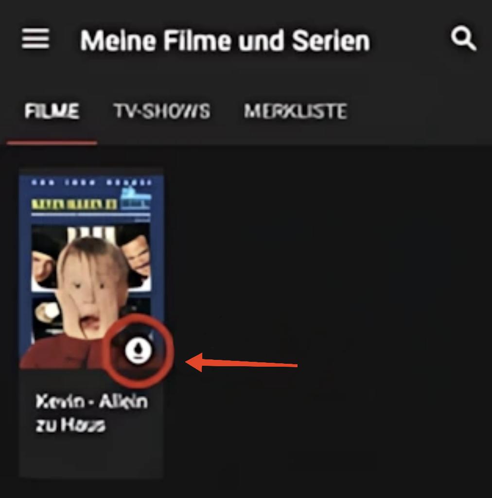 Filme und Serien klicken