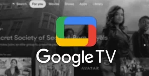 Logo von Google TV