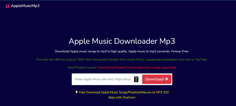 Kostenlose online Apple Music Downloader