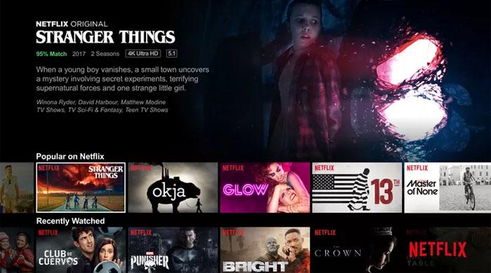 Netflix App auf TV streamen