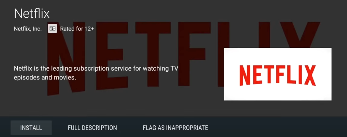 Netflix auf Android TV downloaden