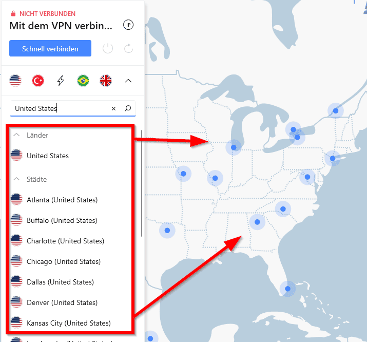 VPN-Verbindung herstellen