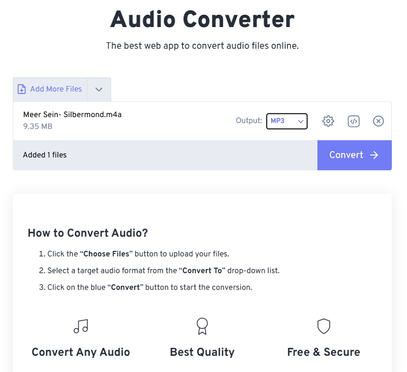Kostenlose Online-Konverter