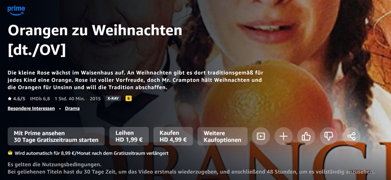 Orangen zu Weihnachten