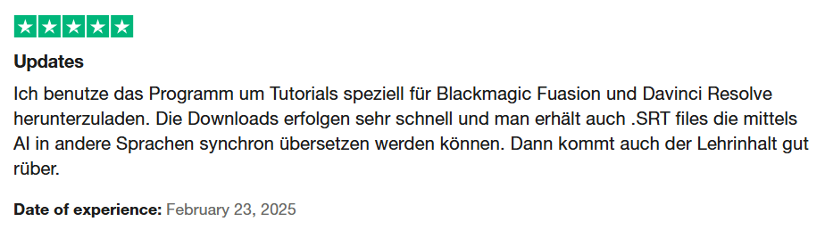 Positive Bewertung 2