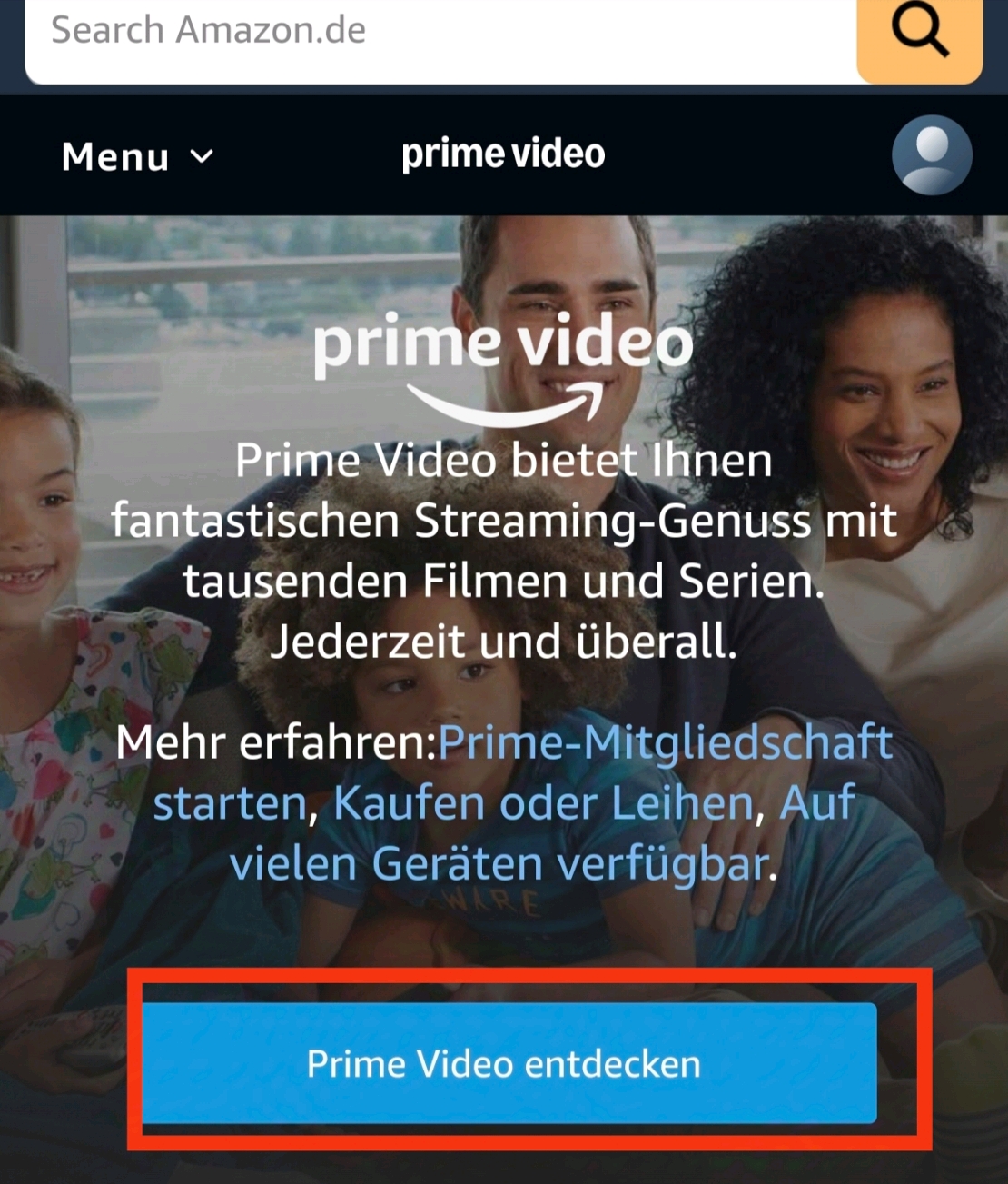 Prime Video entdecken
