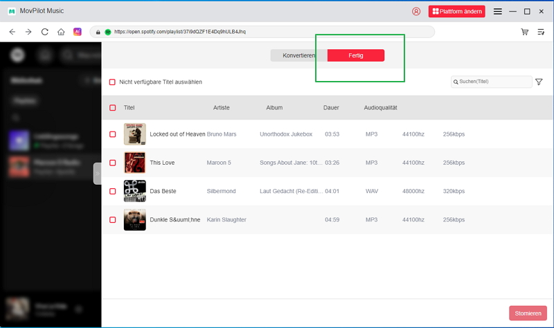 Podcasts offline anhören