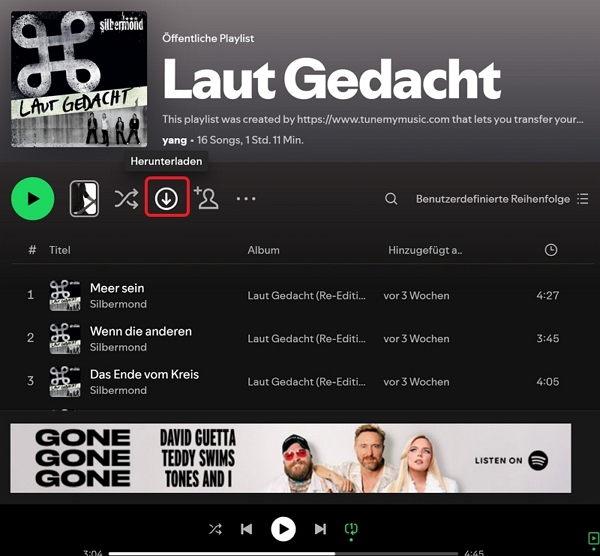 Offline-Modus auf dem PC aktivieren - schritt 2