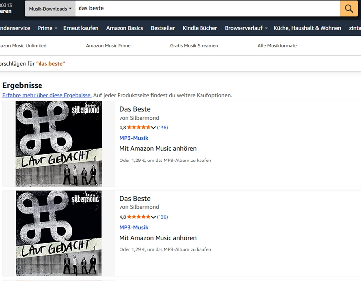 Musik direkt bei Amazon kaufen - schritt 3