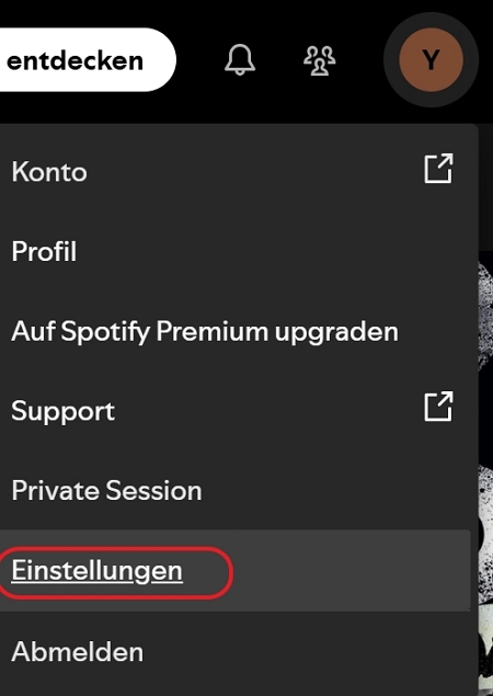 Lokale Musikdateien auf Spotify hören - Schritt 1