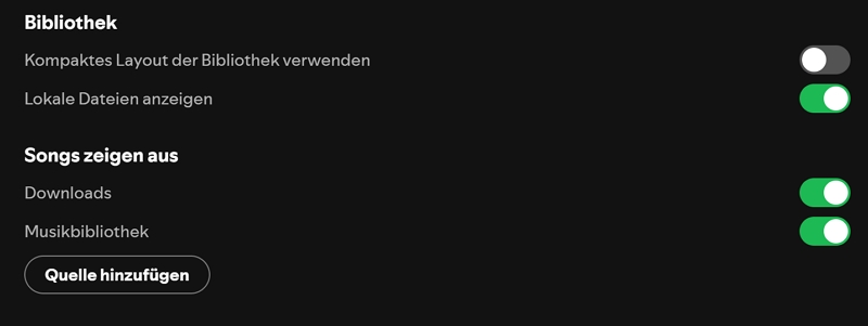 Lokale Musikdateien auf Spotify hören - Schritt 3