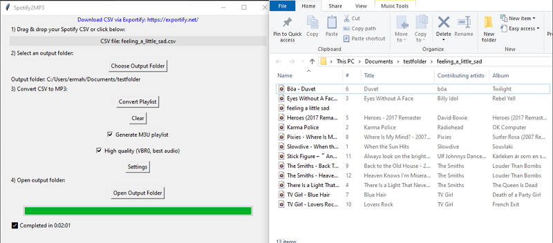 offiziell markierten Audios