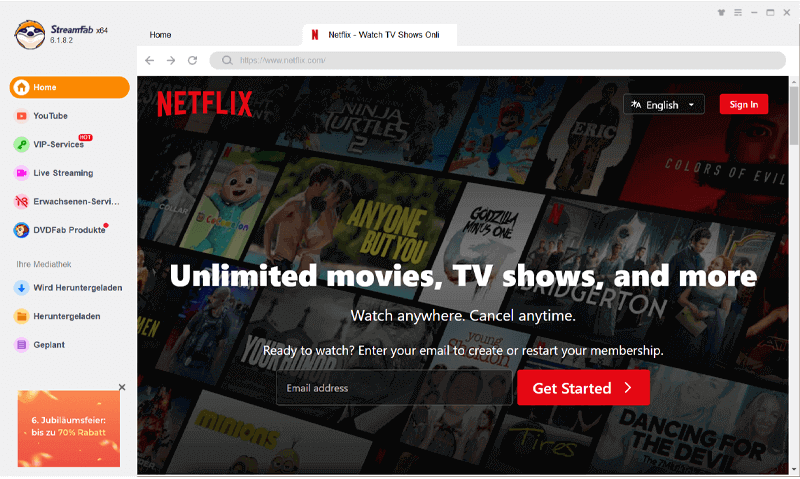 StreamFab Netflix Video Downloader