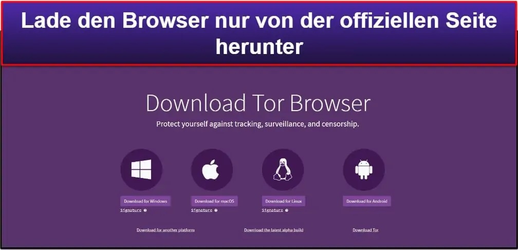 Tor-Browser installieren