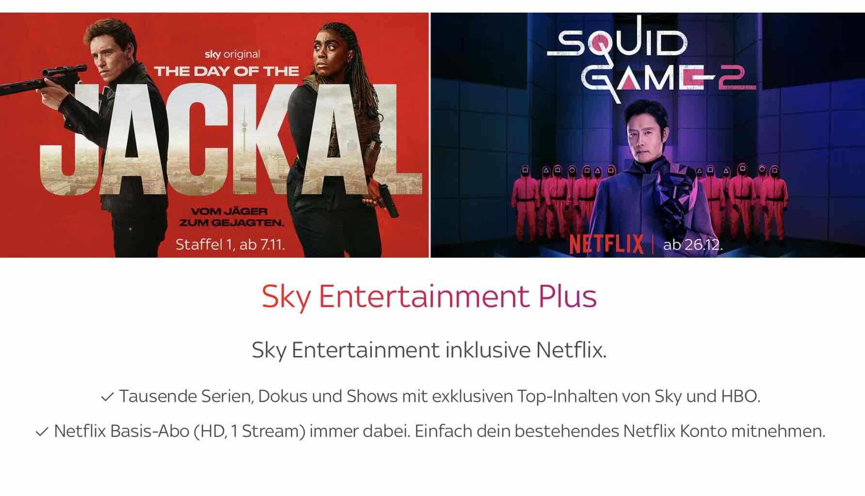 Mit Sky Netflix kostenlos schauen