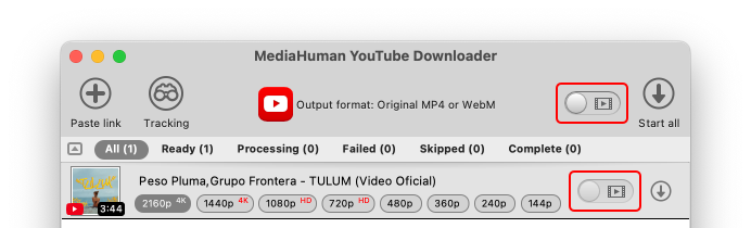Video oder Audio