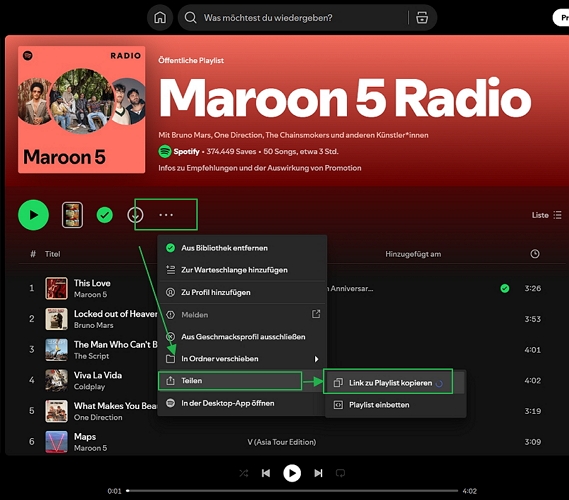 Kopieren Sie den Link