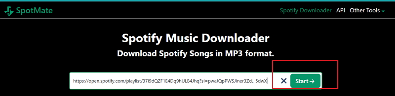 Klicken Sie auf Start